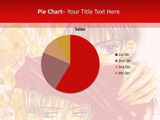 A Couple Of Anime Characters Hugging Each Other PowerPoint Template