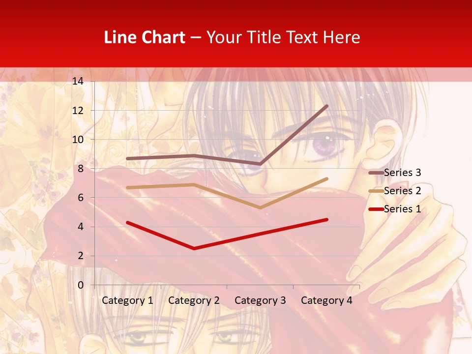 A Couple Of Anime Characters Hugging Each Other PowerPoint Template