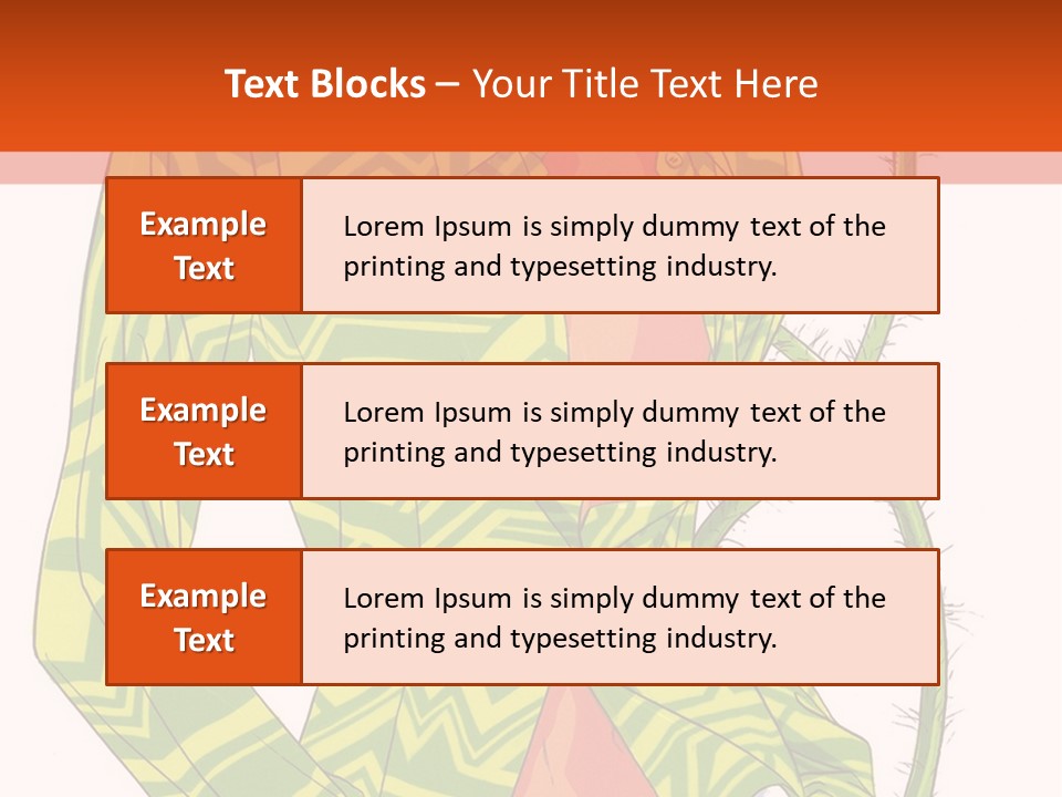 A Woman With A Flower In Her Hand Powerpoint Template PowerPoint Template