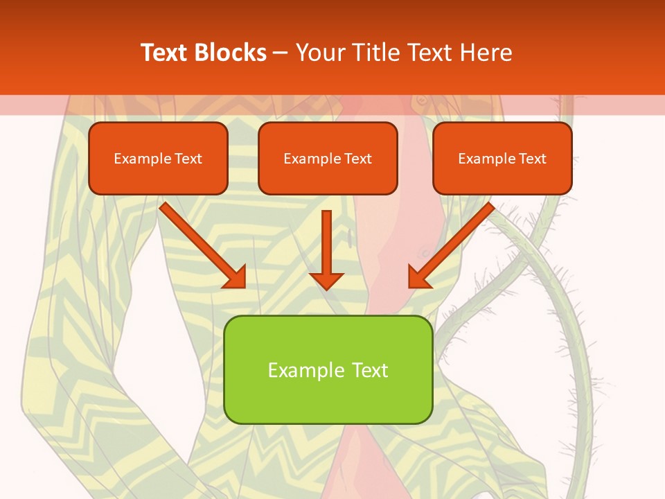 A Woman With A Flower In Her Hand Powerpoint Template PowerPoint Template