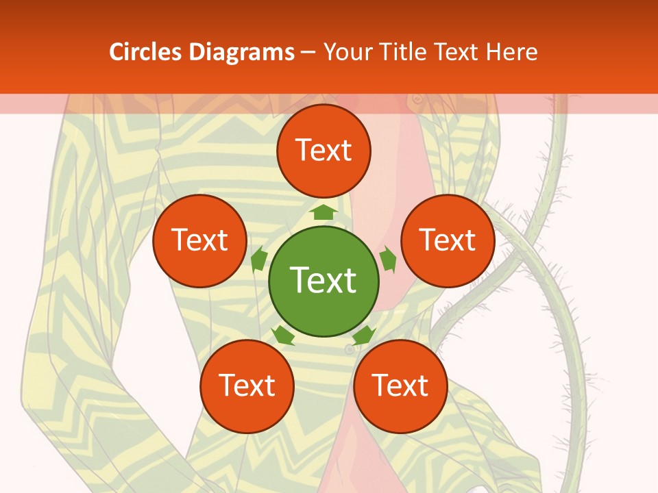 A Woman With A Flower In Her Hand Powerpoint Template PowerPoint Template