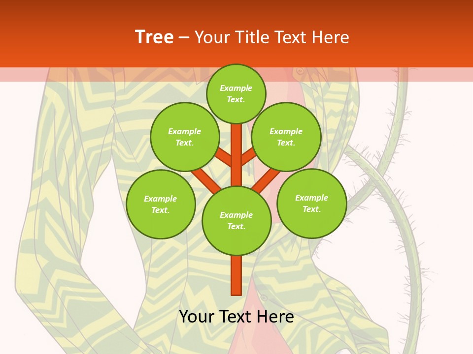 A Woman With A Flower In Her Hand Powerpoint Template PowerPoint Template