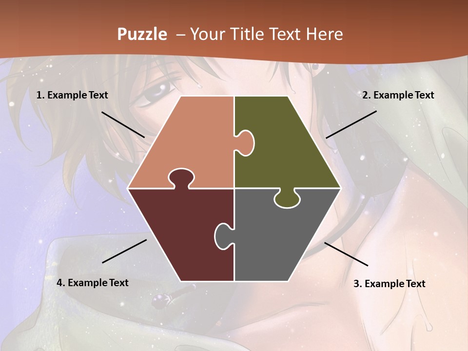 A Man In A Green Shirt Is Holding His Hand Up To His Head PowerPoint Template