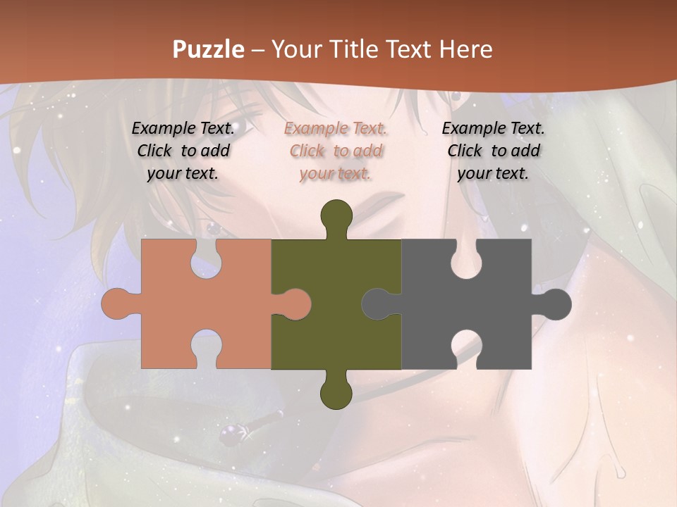 A Man In A Green Shirt Is Holding His Hand Up To His Head PowerPoint Template