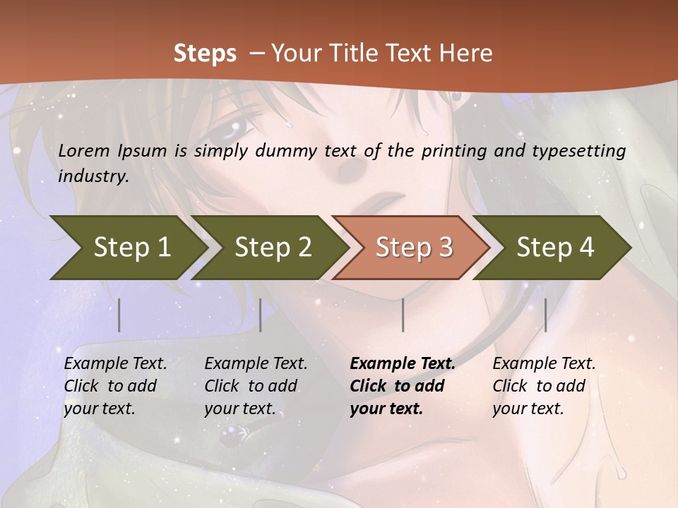 A Man In A Green Shirt Is Holding His Hand Up To His Head PowerPoint Template
