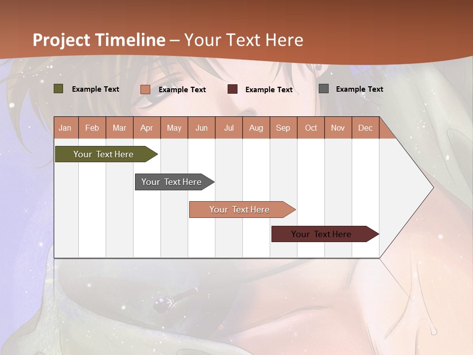A Man In A Green Shirt Is Holding His Hand Up To His Head PowerPoint Template