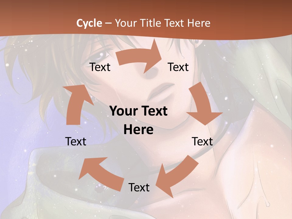 A Man In A Green Shirt Is Holding His Hand Up To His Head PowerPoint Template