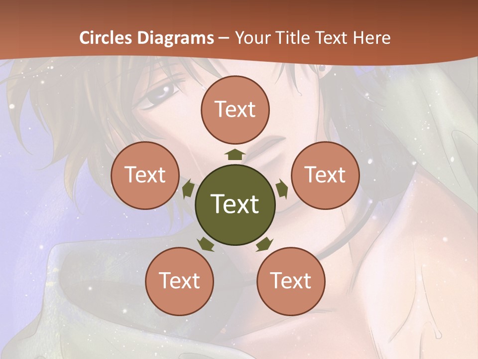 A Man In A Green Shirt Is Holding His Hand Up To His Head PowerPoint Template