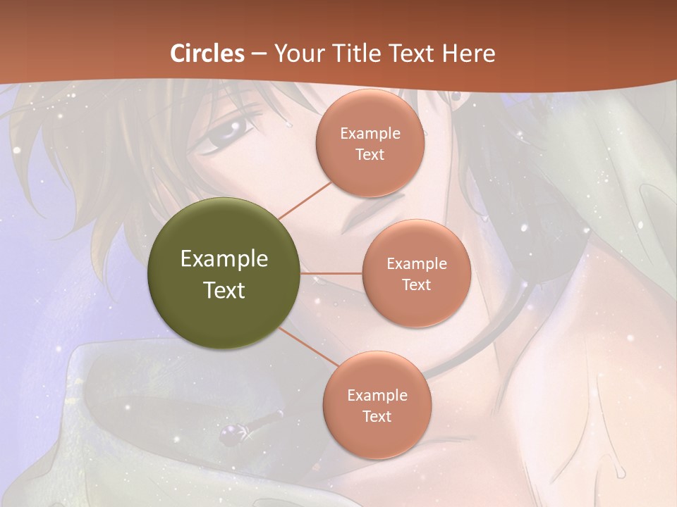 A Man In A Green Shirt Is Holding His Hand Up To His Head PowerPoint Template