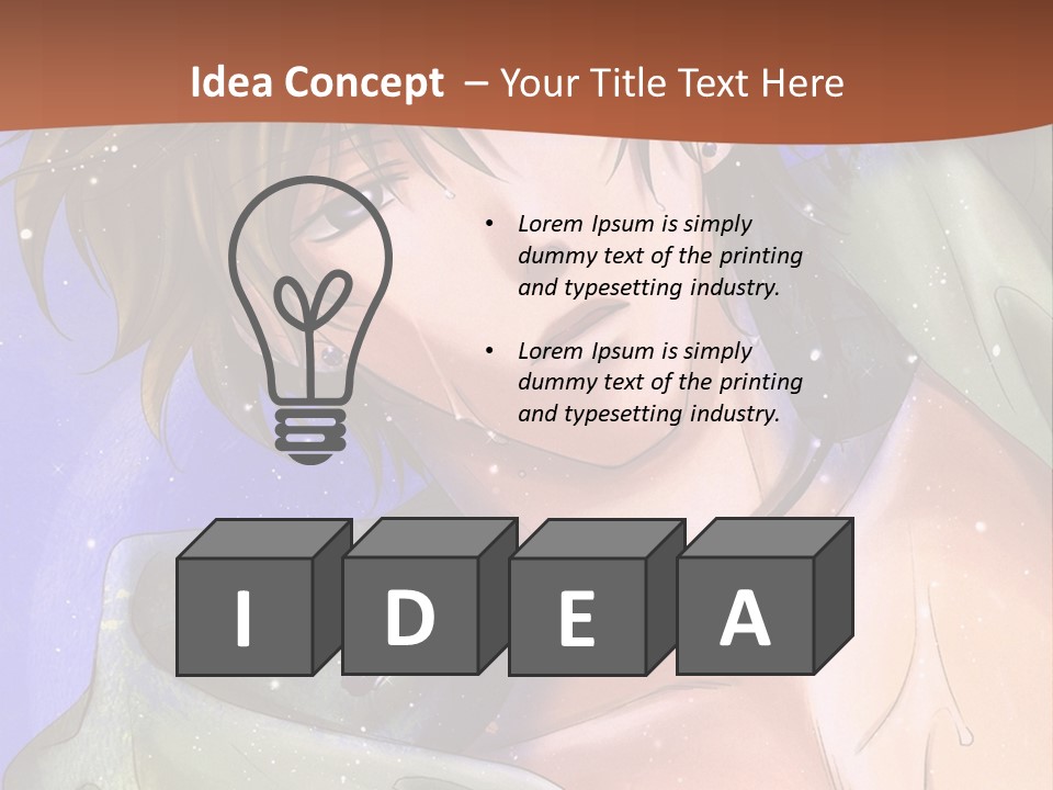 A Man In A Green Shirt Is Holding His Hand Up To His Head PowerPoint Template