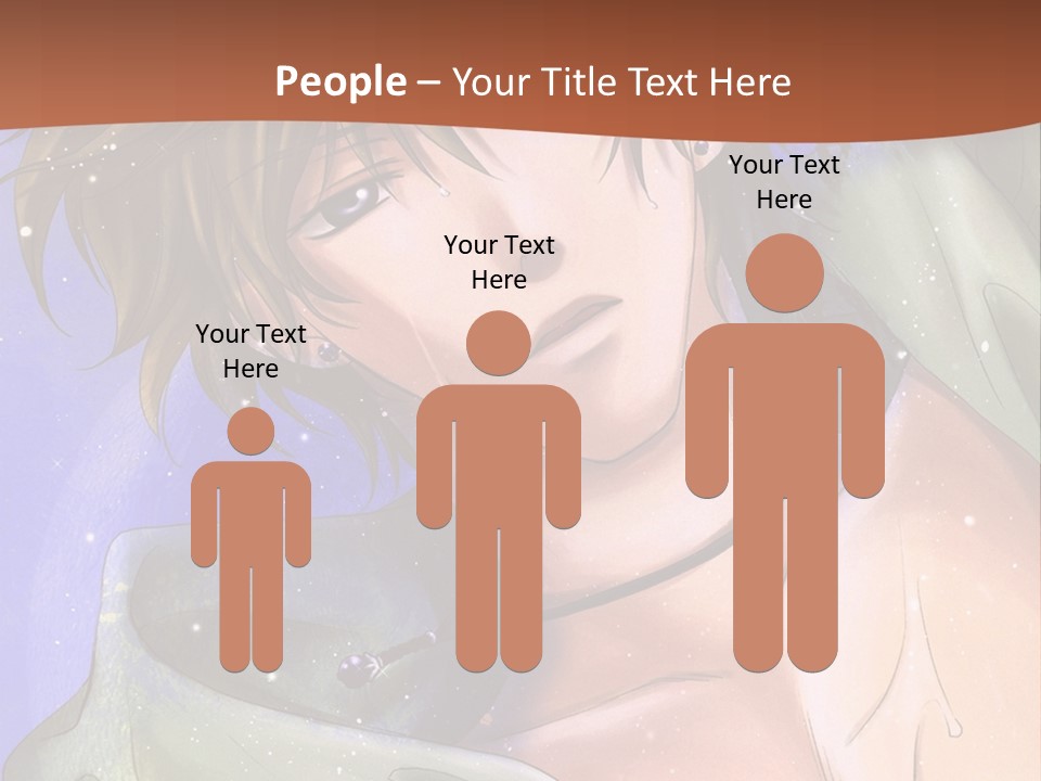 A Man In A Green Shirt Is Holding His Hand Up To His Head PowerPoint Template