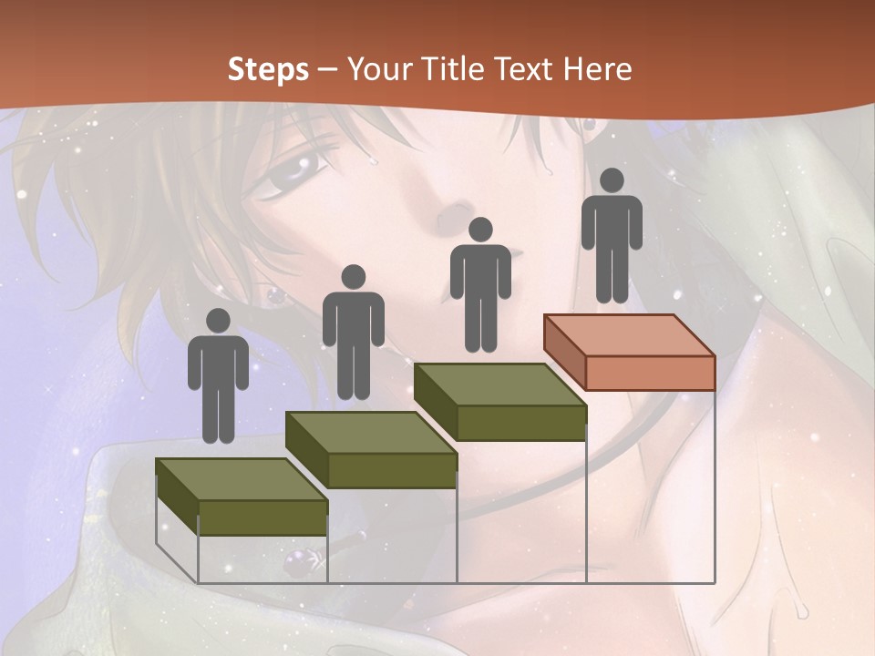 A Man In A Green Shirt Is Holding His Hand Up To His Head PowerPoint Template