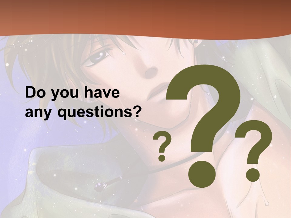 A Man In A Green Shirt Is Holding His Hand Up To His Head PowerPoint Template