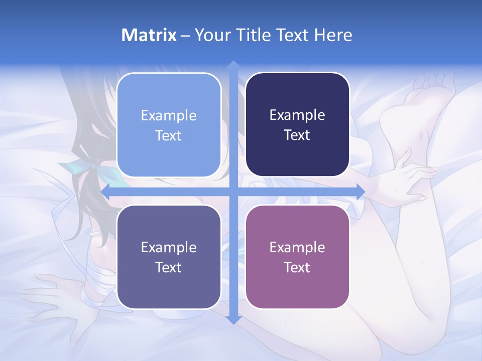 A Woman Laying In Bed With Her Eyes Closed PowerPoint Template