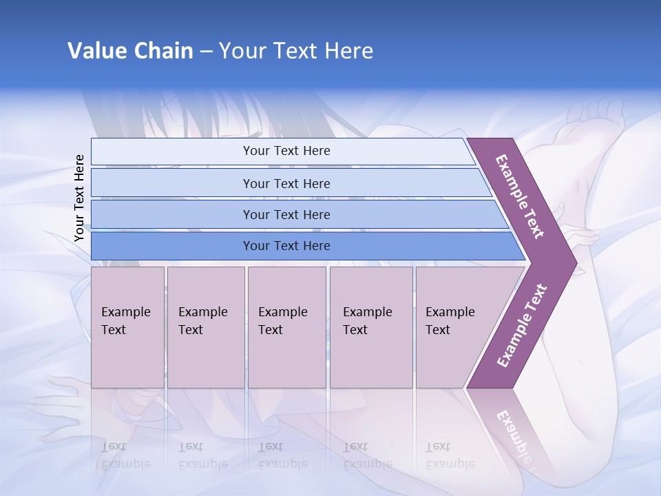 A Woman Laying In Bed With Her Eyes Closed PowerPoint Template