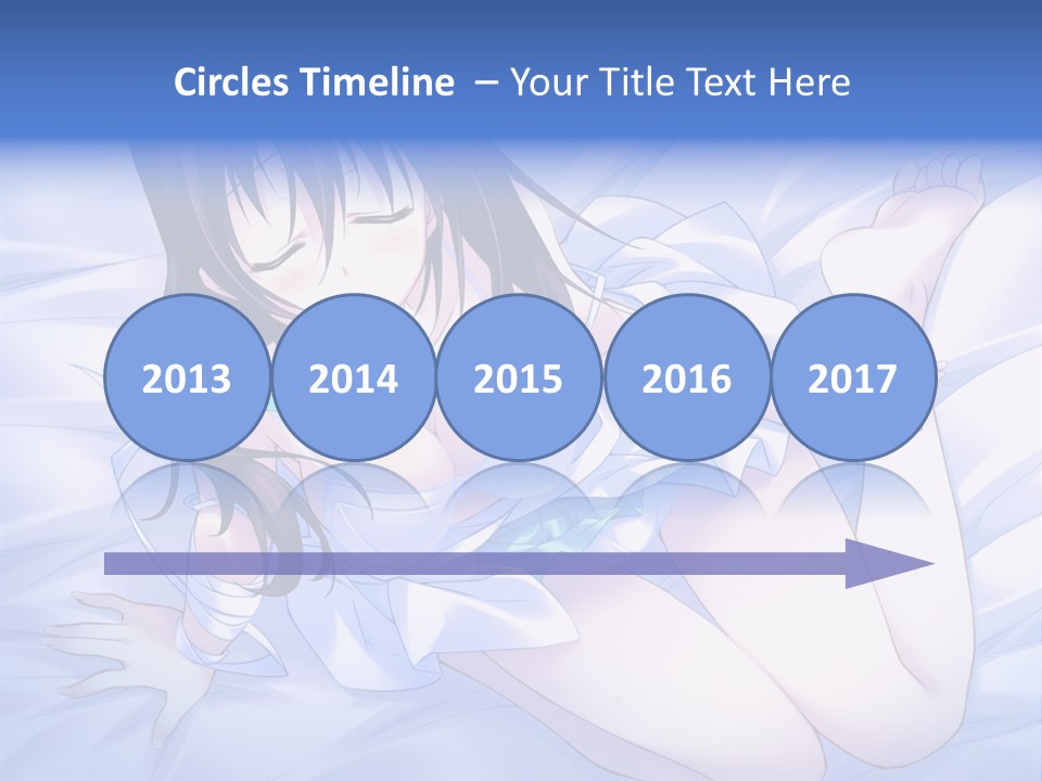 A Woman Laying In Bed With Her Eyes Closed PowerPoint Template