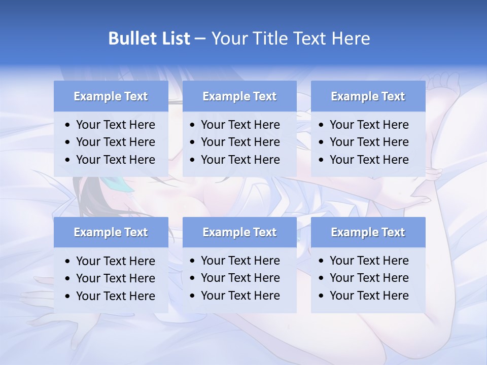 A Woman Laying In Bed With Her Eyes Closed PowerPoint Template