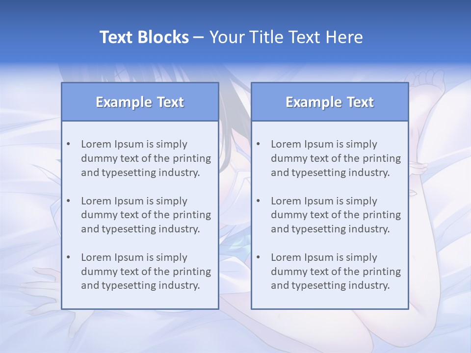 A Woman Laying In Bed With Her Eyes Closed PowerPoint Template