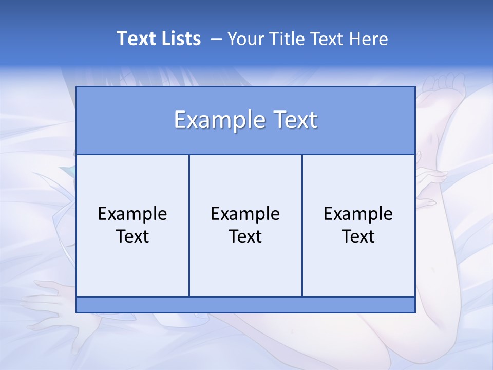 A Woman Laying In Bed With Her Eyes Closed PowerPoint Template