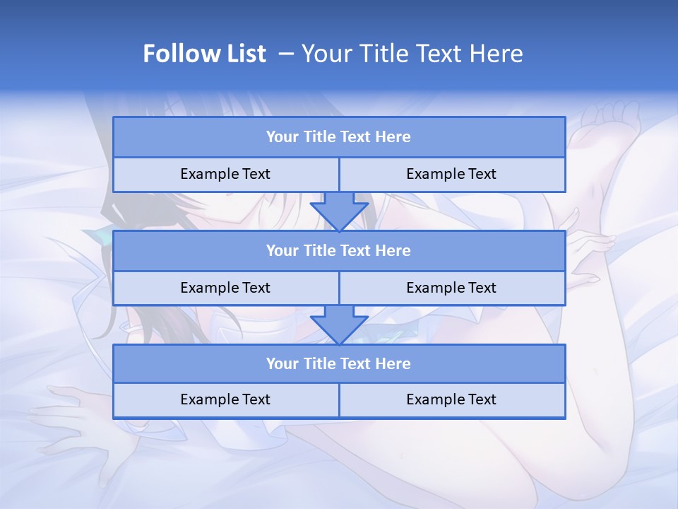 A Woman Laying In Bed With Her Eyes Closed PowerPoint Template