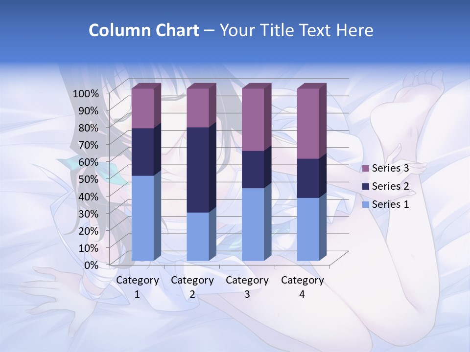A Woman Laying In Bed With Her Eyes Closed PowerPoint Template