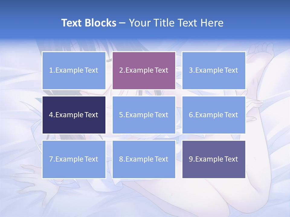 A Woman Laying In Bed With Her Eyes Closed PowerPoint Template