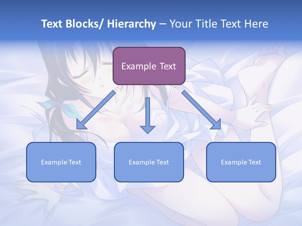 A Woman Laying In Bed With Her Eyes Closed PowerPoint Template