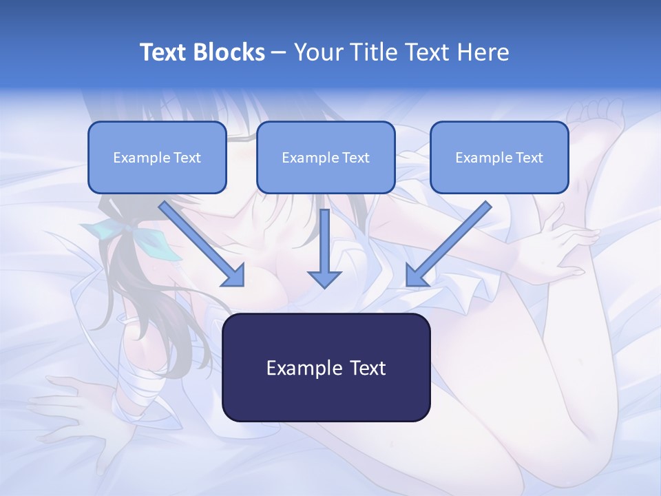 A Woman Laying In Bed With Her Eyes Closed PowerPoint Template