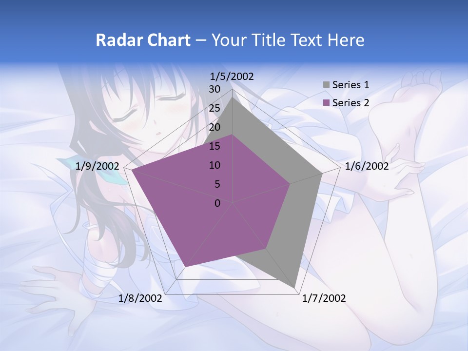 A Woman Laying In Bed With Her Eyes Closed PowerPoint Template
