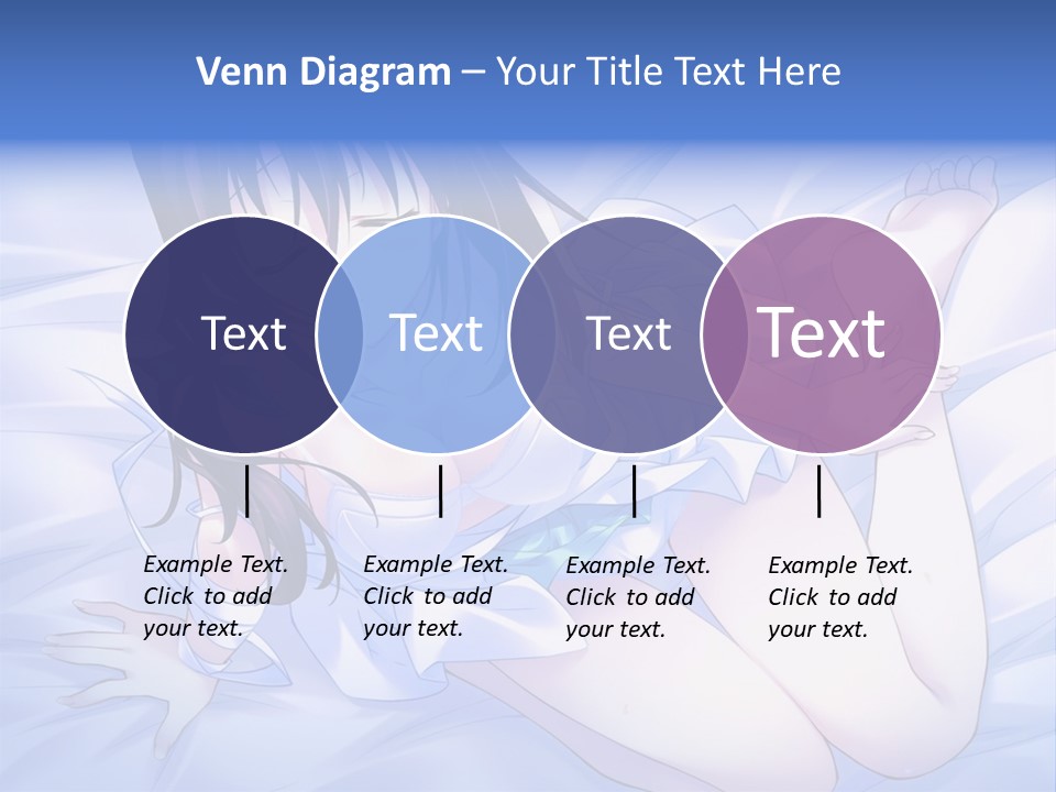 A Woman Laying In Bed With Her Eyes Closed PowerPoint Template
