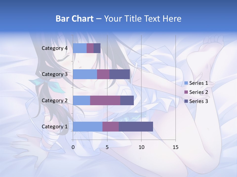 A Woman Laying In Bed With Her Eyes Closed PowerPoint Template