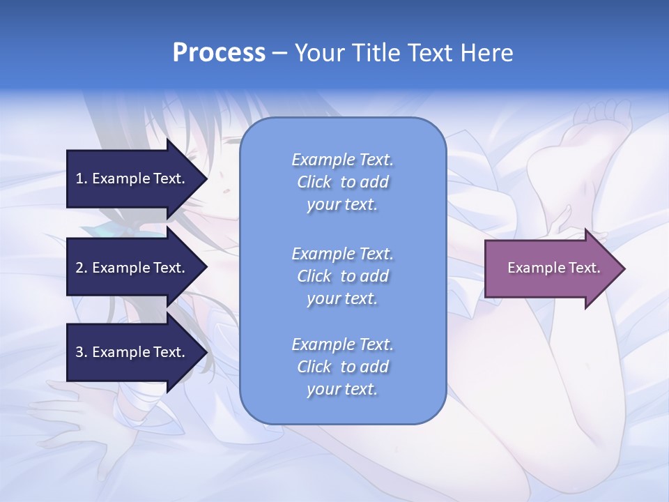 A Woman Laying In Bed With Her Eyes Closed PowerPoint Template