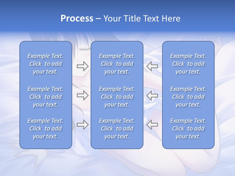 A Woman Laying In Bed With Her Eyes Closed PowerPoint Template