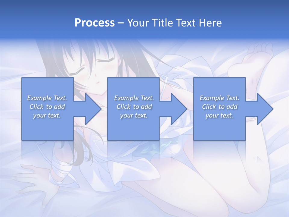 A Woman Laying In Bed With Her Eyes Closed PowerPoint Template