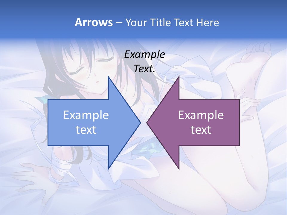 A Woman Laying In Bed With Her Eyes Closed PowerPoint Template