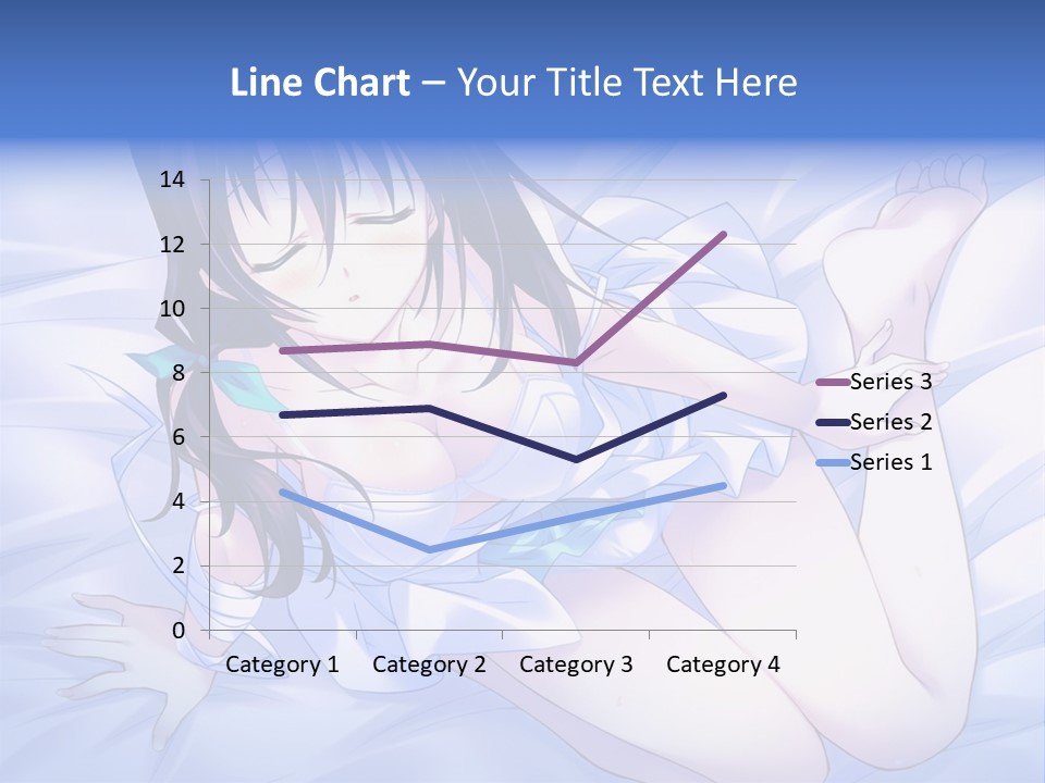 A Woman Laying In Bed With Her Eyes Closed PowerPoint Template