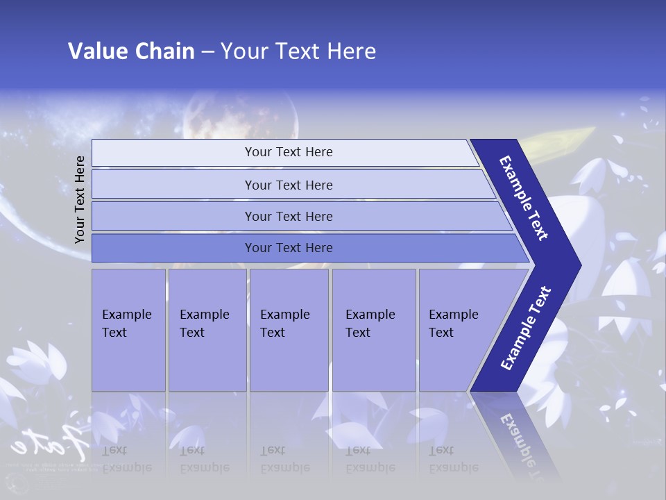 A Cartoon Character Holding A Sword In Front Of A Full Moon PowerPoint Template