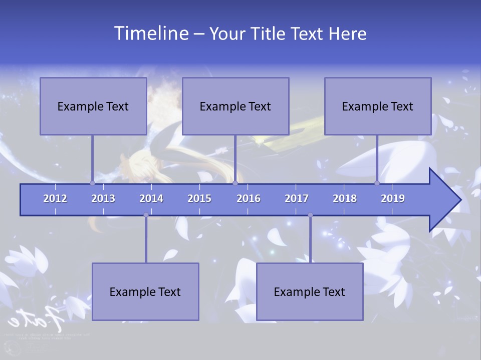 A Cartoon Character Holding A Sword In Front Of A Full Moon PowerPoint Template