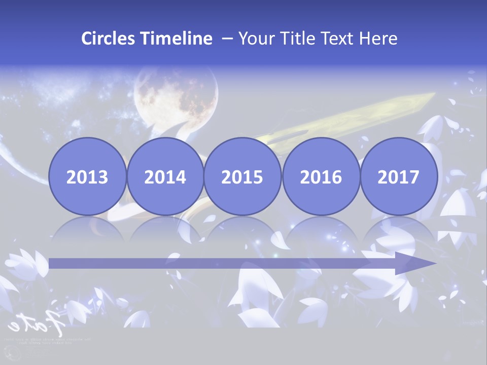 A Cartoon Character Holding A Sword In Front Of A Full Moon PowerPoint Template