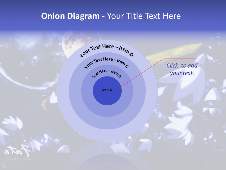 A Cartoon Character Holding A Sword In Front Of A Full Moon PowerPoint Template