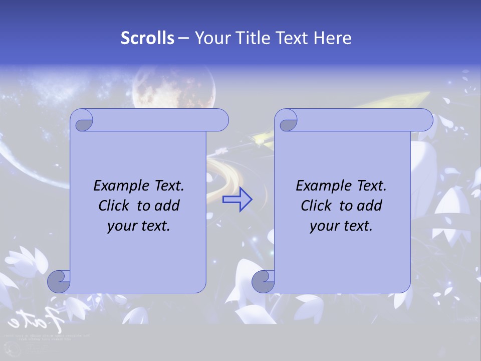 A Cartoon Character Holding A Sword In Front Of A Full Moon PowerPoint Template