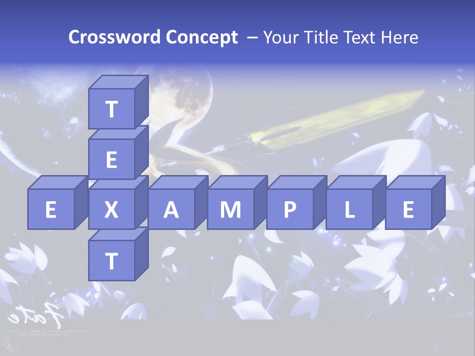 A Cartoon Character Holding A Sword In Front Of A Full Moon PowerPoint Template