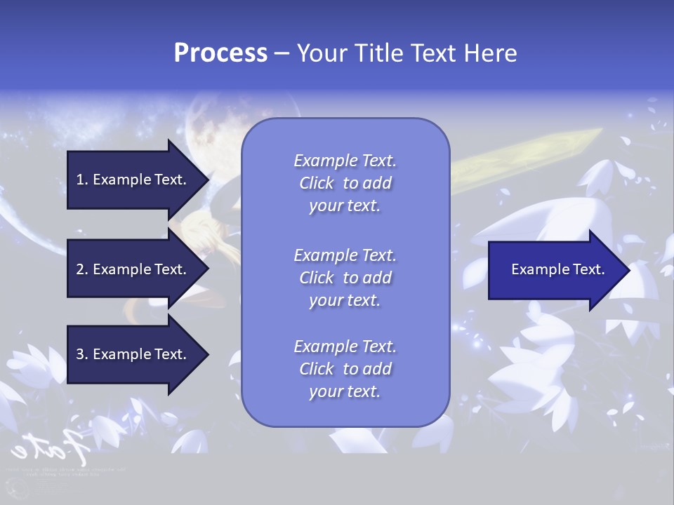 A Cartoon Character Holding A Sword In Front Of A Full Moon PowerPoint Template