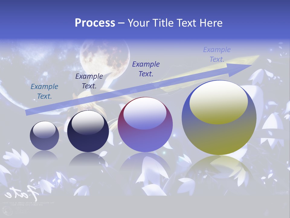 A Cartoon Character Holding A Sword In Front Of A Full Moon PowerPoint Template