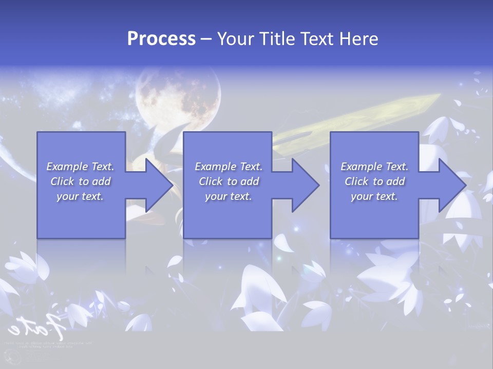 A Cartoon Character Holding A Sword In Front Of A Full Moon PowerPoint Template