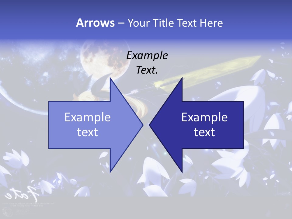 A Cartoon Character Holding A Sword In Front Of A Full Moon PowerPoint Template