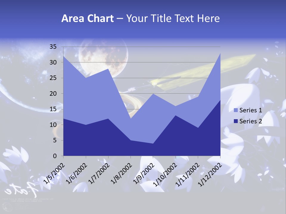 A Cartoon Character Holding A Sword In Front Of A Full Moon PowerPoint Template