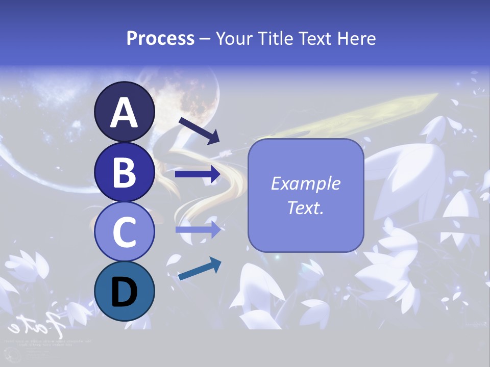 A Cartoon Character Holding A Sword In Front Of A Full Moon PowerPoint Template