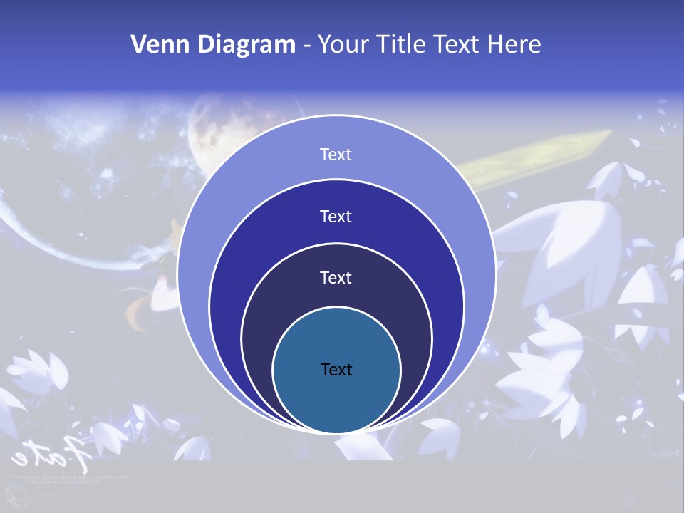 A Cartoon Character Holding A Sword In Front Of A Full Moon PowerPoint Template