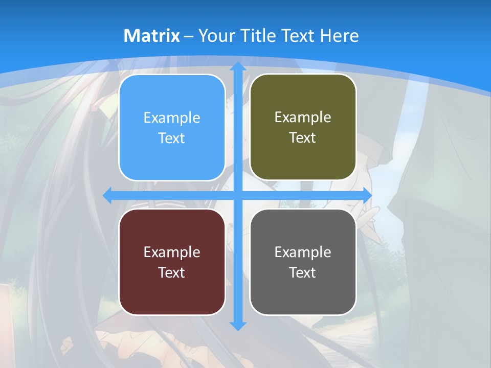 A Woman In A Green Dress And A Man In A Green Suit PowerPoint Template